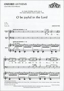 Cover for O be joyful in the Lord