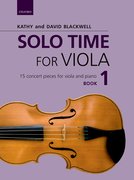 Cover for Solo Time for Viola Book 1 - 9780193513280