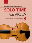 Cover for Solo Time for Viola Book 3 - 9780193513303