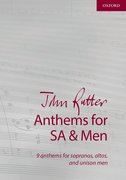 Cover for John Rutter Anthems for SA and Men