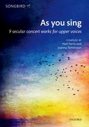 Cover for As you sing - 9780193524217