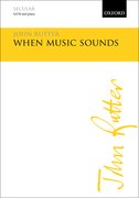 Cover for When music sounds