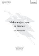 Cover for Make we joy now in this fest