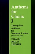 Cover for Anthems for Choirs 3