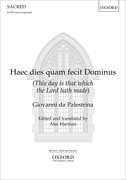 Cover for Haec dies quam fecit Dominus