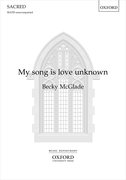 Cover for My song is love unknown