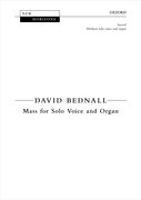 Cover for Mass for Solo Voice and Organ