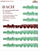 Cover for Bach for Unaccompanied Flute