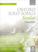 Cover for Oxford Solo Songs: Secular - 9780193556805
