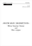 Cover for Missa Sanctae Annae and Hoc Corpus