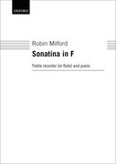 Cover for Sonatina in F