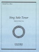 Cover for Sing Solo Tenor