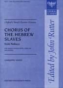 Cover for Chorus of the Hebrew Slaves from <i>Nabucco</i>