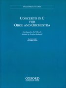 Cover for Concerto in C for oboe and orchestra
