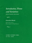 Cover for Introduction, Theme, and Variations