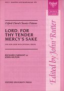 Cover for Lord, for thy tender mercy