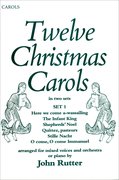 Cover for Twelve Christmas Carols Set 1