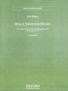 Cover for What sweeter music