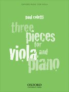 Cover for Three Pieces for Viola and Piano