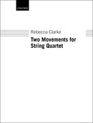 Cover for Two movements for string quartet - 9780193867499