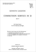 Cover for Communion Service in D Op. 45