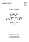 Cover for Nine Introits for Seasons of the Church