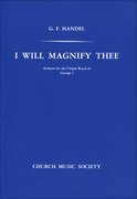 Cover for I will magnify Thee