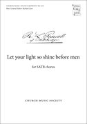 Cover for Let your light so shine before men