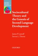 Cover for Sociocultural Theory and the Genesis of Second Language Development