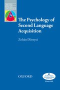 Cover for The Psychology of Second Language Acquisition