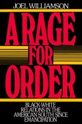 Cover for A Rage for Order