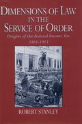 Cover for Dimensions of Law in the Service of Order
