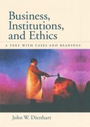 Cover for Business, Institutions, and Ethics