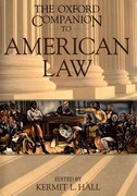 Cover for The Oxford Companion to American Law
