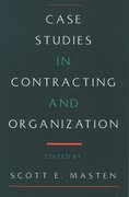 Cover for Case Studies in Contracting and Organization