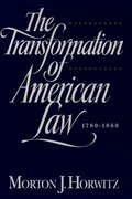 Cover for The Transformation of American Law 1870-1960