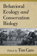 Cover for Behavioral Ecology and Conservation Biology