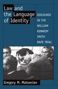 Cover for Law and the Language of Identity