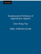 Cover for Fundamental Problems of Algorithmic Algebra
