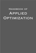 Cover for Handbook of Applied Optimization