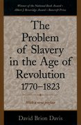 Cover for The Problem of Slavery in the Age of Revolution, 1770-1823