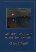 Cover for Applying Economics to the Environment
