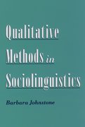 Cover for Qualitative Methods in Sociolinguistics