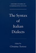 Cover for The Syntax of Italian Dialects