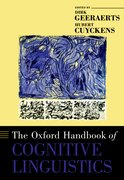 Cover for The Oxford Handbook of Cognitive Linguistics