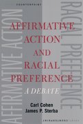 Cover for Affirmative Action and Racial Preference