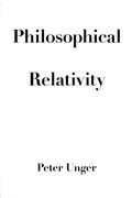 Cover for Philosophical Relativity