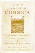 Cover for An Account of Corsica, the Journal of a Tour to That Island; and Memoirs of Pascal Paoli