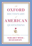 Cover for The Oxford Dictionary of American Quotations