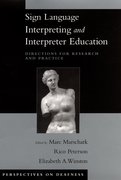 Cover for Sign Language Interpreting and Interpreter Education